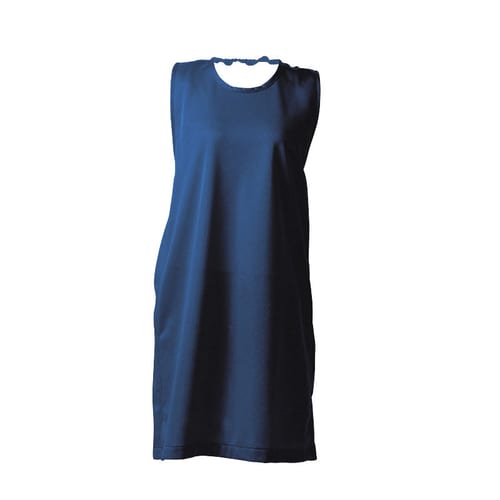 アイメッシュエプロンノースリーブ紐 ネイビー