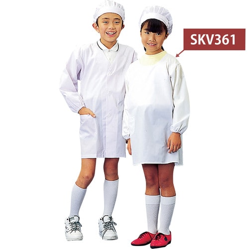 学童給食衣 割烹着型 SKV361 5号