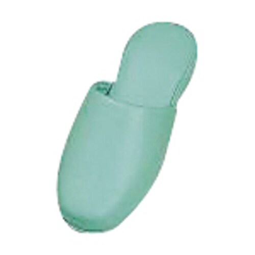 No.60パステルソフトプラットスリッパ グリーン