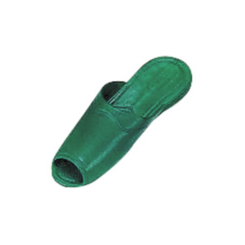 500s インデクションスリッパ 前開 グリーン