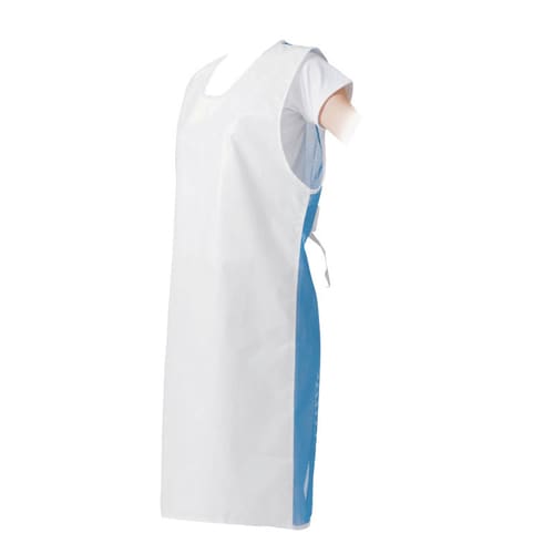 センシア エプロン後メッシュ ブルーひも