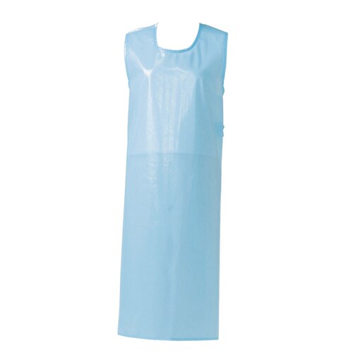 ジャブエプロンノースリーブ E4100−1 ブルー