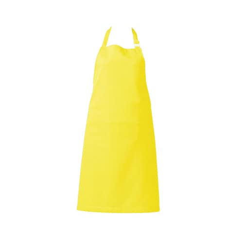 アイメッシュエプロン首かけ レモンイエロー