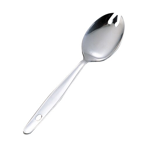 松印18−0 給食用先割スプーン 150mm 穴明