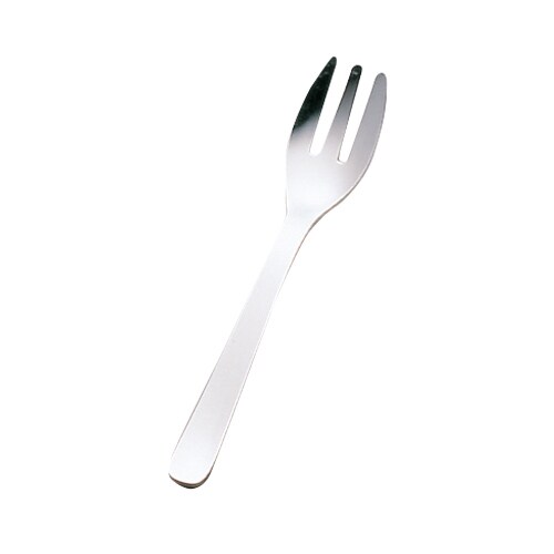 幼児用フォーク 3本刃 穴無ミニ 128mm