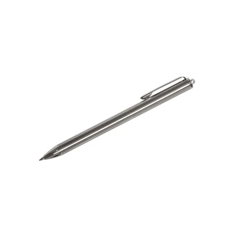 加圧式ステンレスボールペン 黒 130mm