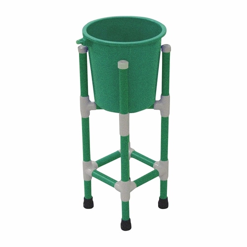 抗菌イレクター10Lバケツ置き台 バケツ付 GN