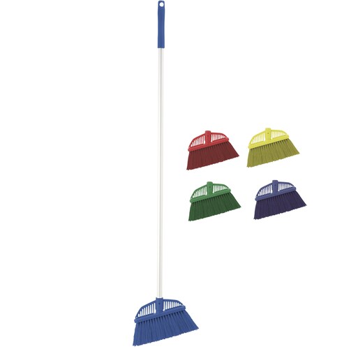 HPMイタリアン磁性ほうき長柄 青 57225