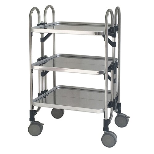 アボジワゴン3段 (折りたたみ式) KEAW−3