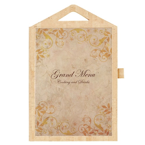 シンビ ハンドル付メニューブック CMB−2 薄茶