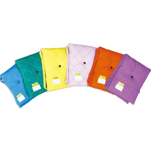 カラフル防災ずきん ホイッスル、マスク付 橙