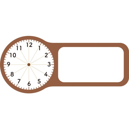 とけいのふせん 生活色