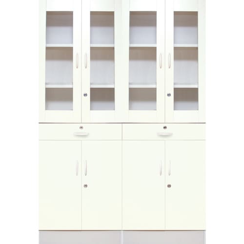 移動式薬品戸棚 ブルー 150×40×180cm