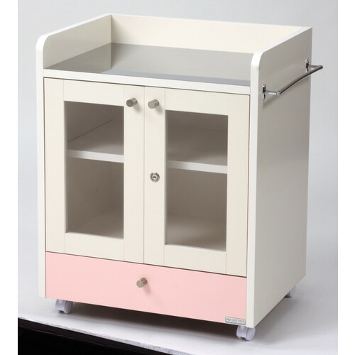 ホスピタルワゴン ピンク