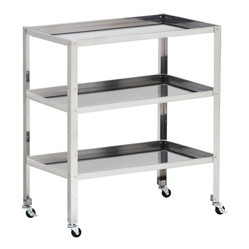 組立式ステンレスワゴン 省音3段 60×45×80