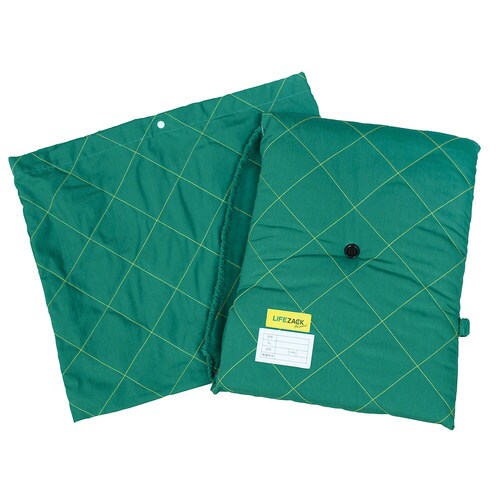 カラフル防災ずきん カバー付 もり(緑)