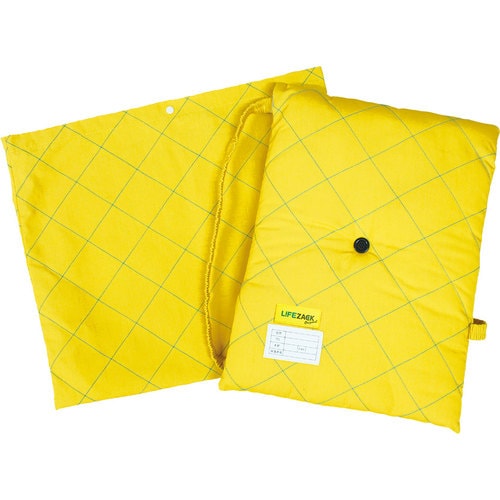 カラフル防災ずきん カバー付 ほし(黄)