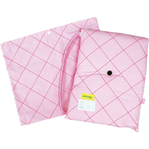 カラフル防災ずきん カバー付 はな(桃)