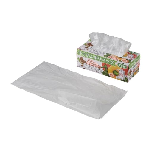 ポリ袋マチ付(箱入) CB−BM−200 半透明