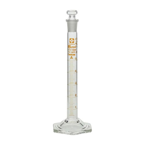 有栓メスシリンダー カスタムA 5mL