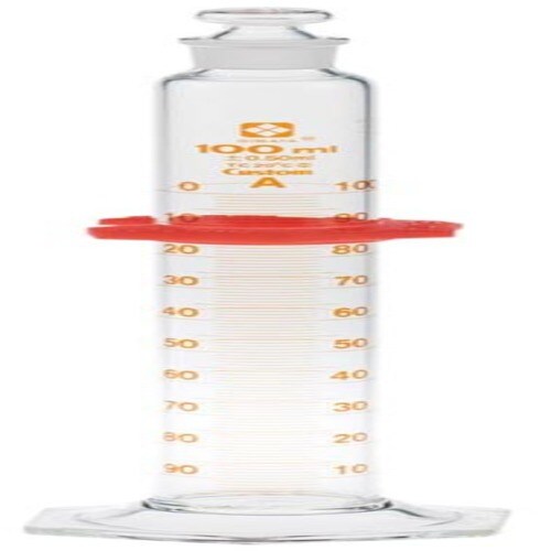 有栓メスシリンダー カスタムA 100mL