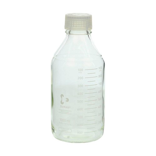 プレミアムボトル(メジュームびん)白キャップ付1L