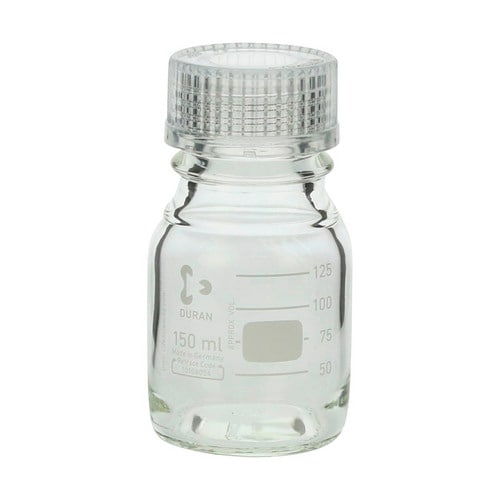 ねじ口びん(メジュームびん)透明キャップ150mL