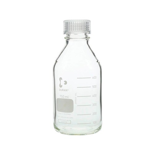 ねじ口びん(メジュームびん)透明キャップ750mL