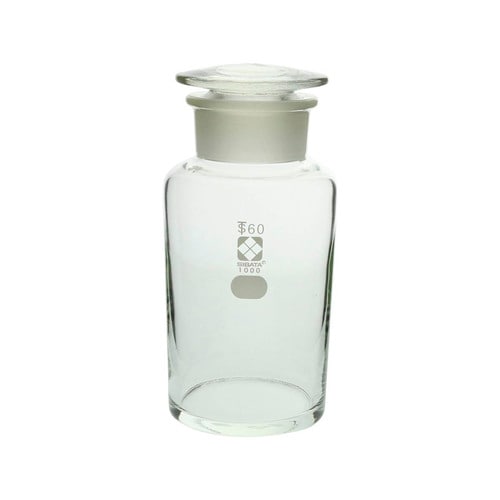 試薬びん 広口 透明 60/35 SIBATA1L