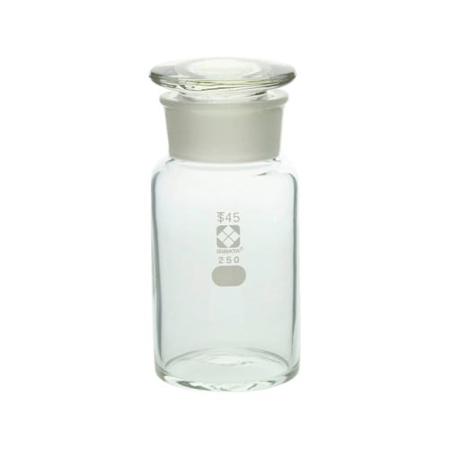 試薬びん 広口 透明 SIBATA 250mL