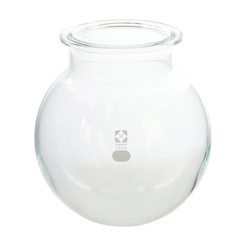 セパラブルフラスコ 丸形 バンド式 120mm5L