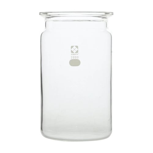 セパラブルフラスコ 円筒形 バンド式120mm2L