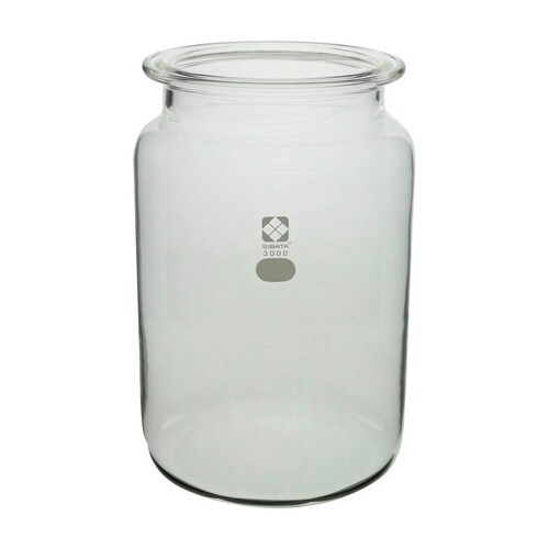 セパラブルフラスコ 円筒形 バンド式120mm3L