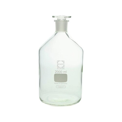 試薬びん 細口 透明 29/32 DURAN 2L