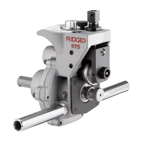 ねじ切り機搭載型ロールグルーバー