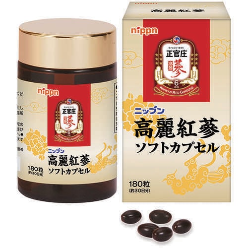日本製粉 高麗紅蔘ソフトカプセル 180カプセル