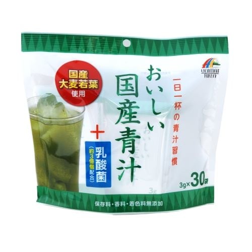 Uリケン おいしい国産青汁+乳酸菌 30袋