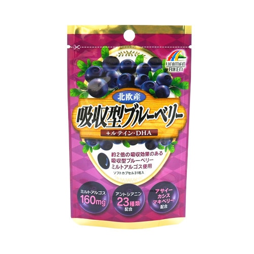 Uリケン 吸収型ブルーベリー 31粒