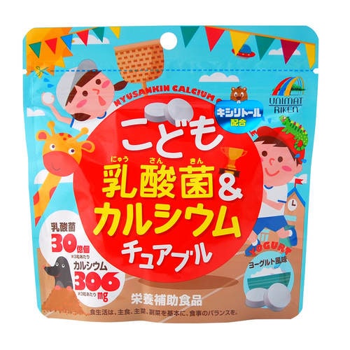 Uリケン こども乳酸菌カルシウムチュアブル 90粒