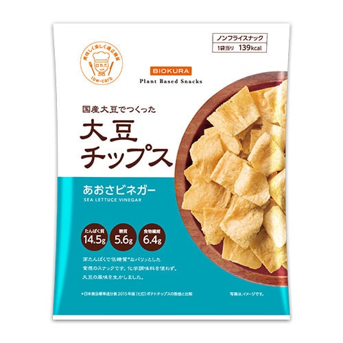 大豆チップスあおさビネガー 35g×12個