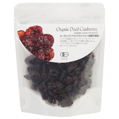 オーガニックドライクランベリーリンゴ果汁使用60g