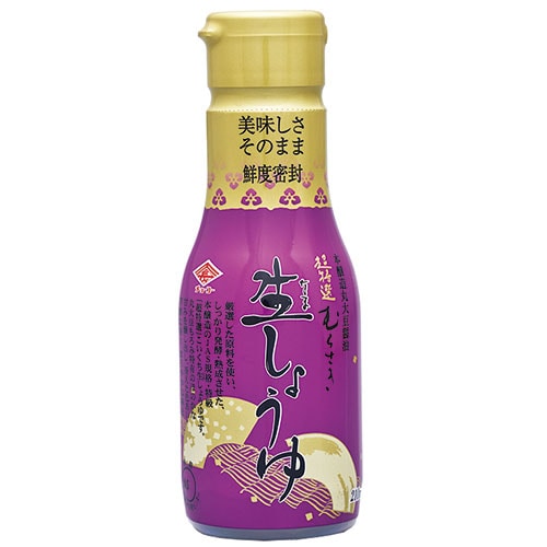 超特選むらさき生しょうゆ密封 210ml