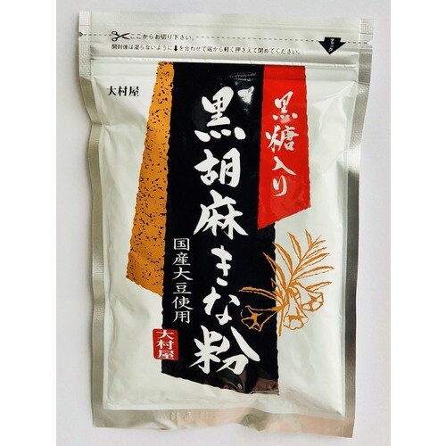 大村屋 黒糖入り黒胡麻きな粉 120g