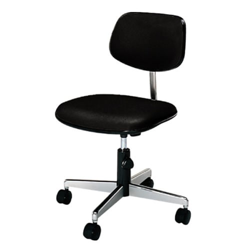 事務用回転イス20シリーズ レザー 黒 硬床用