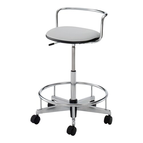 クリーンルームチェア 背なし ハイ 軟床用