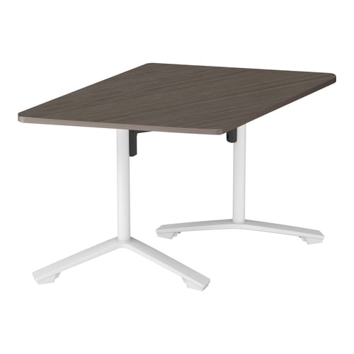 イニシア テーブル ひし形天板Nオーク 脚白