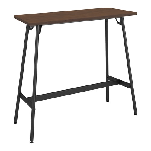 フランカ角形4本脚W12D4H10脚黒天板ブラウン