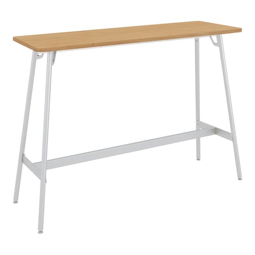 フランカ角形4本脚W15D4H10脚白天板Nオーク