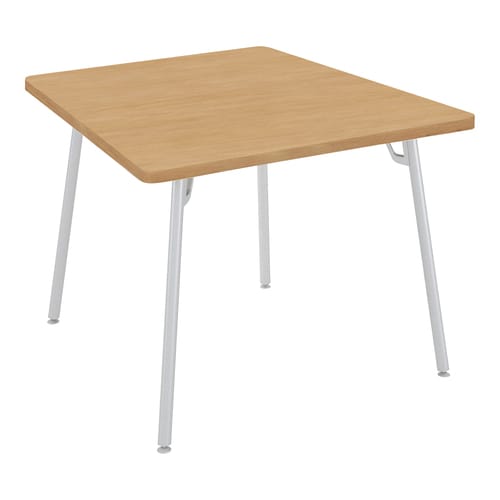 フランカ角形4本脚W9D9H6脚白天板Nオーク