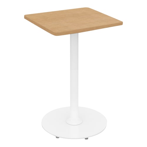 フランカ角形単柱脚W4D4H7脚白天板Nオーク